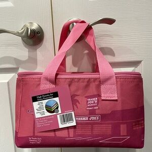 Trader Joe's Pink Insulated Tote Bag